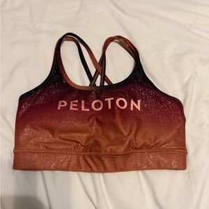 Peloton Ombre Glitter Sports Bra, NWOT, Medium